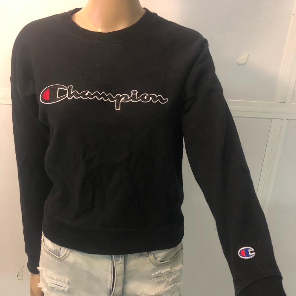 Black Champion reverse weave pullover